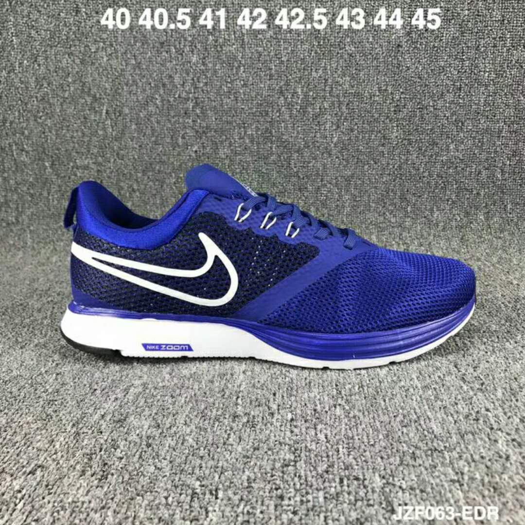 Nike Zoom Strike Blue Black White Running Shoes